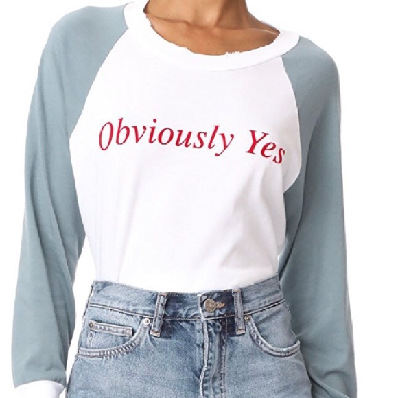 Wildfox Tops - Wildfox - Obviously Yes